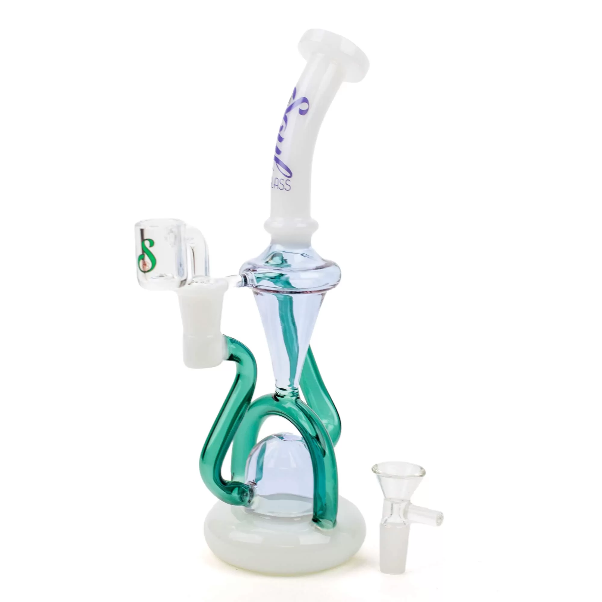 10" SOUL Glass 2-in-1 Recycler