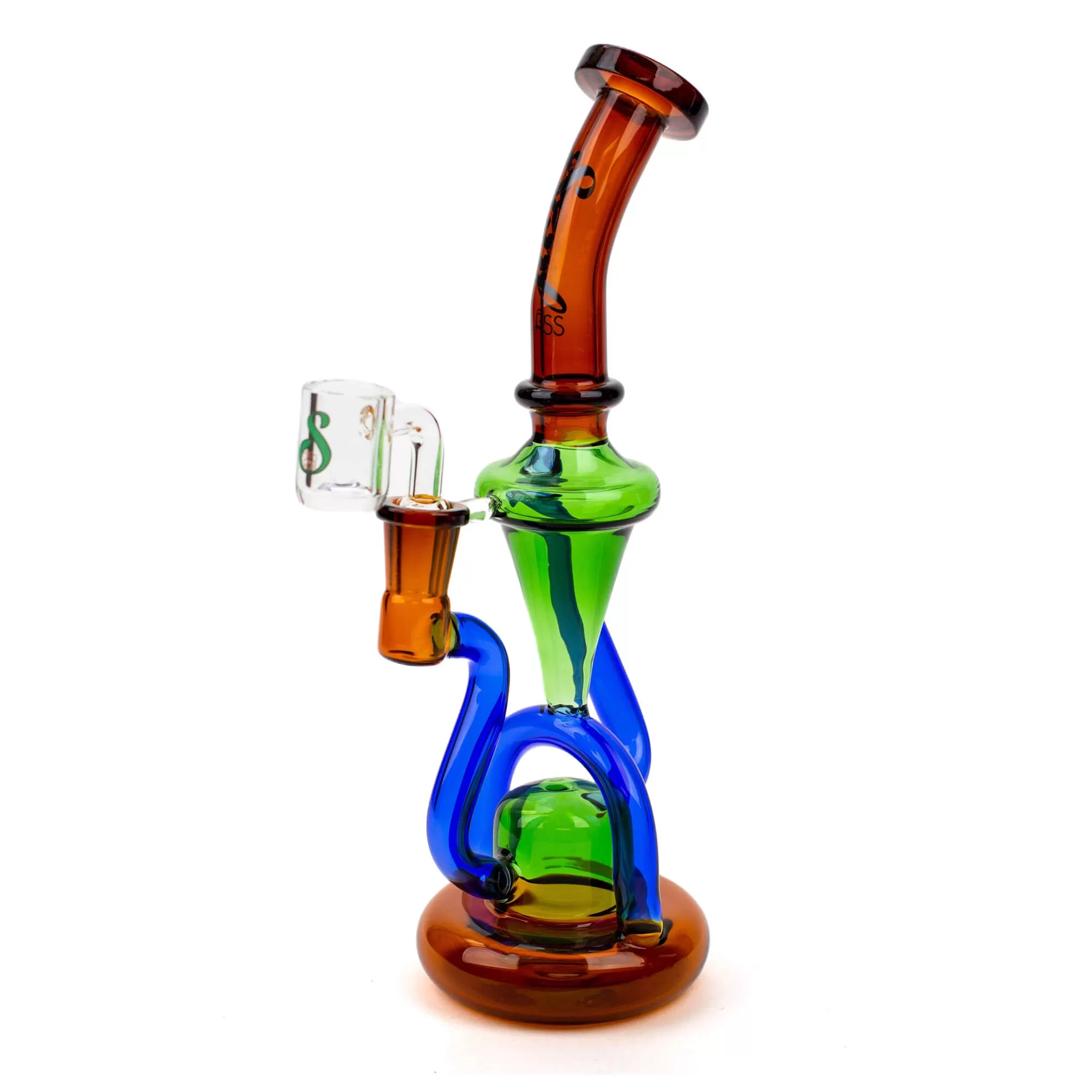 10" SOUL Glass 2-in-1 Recycler