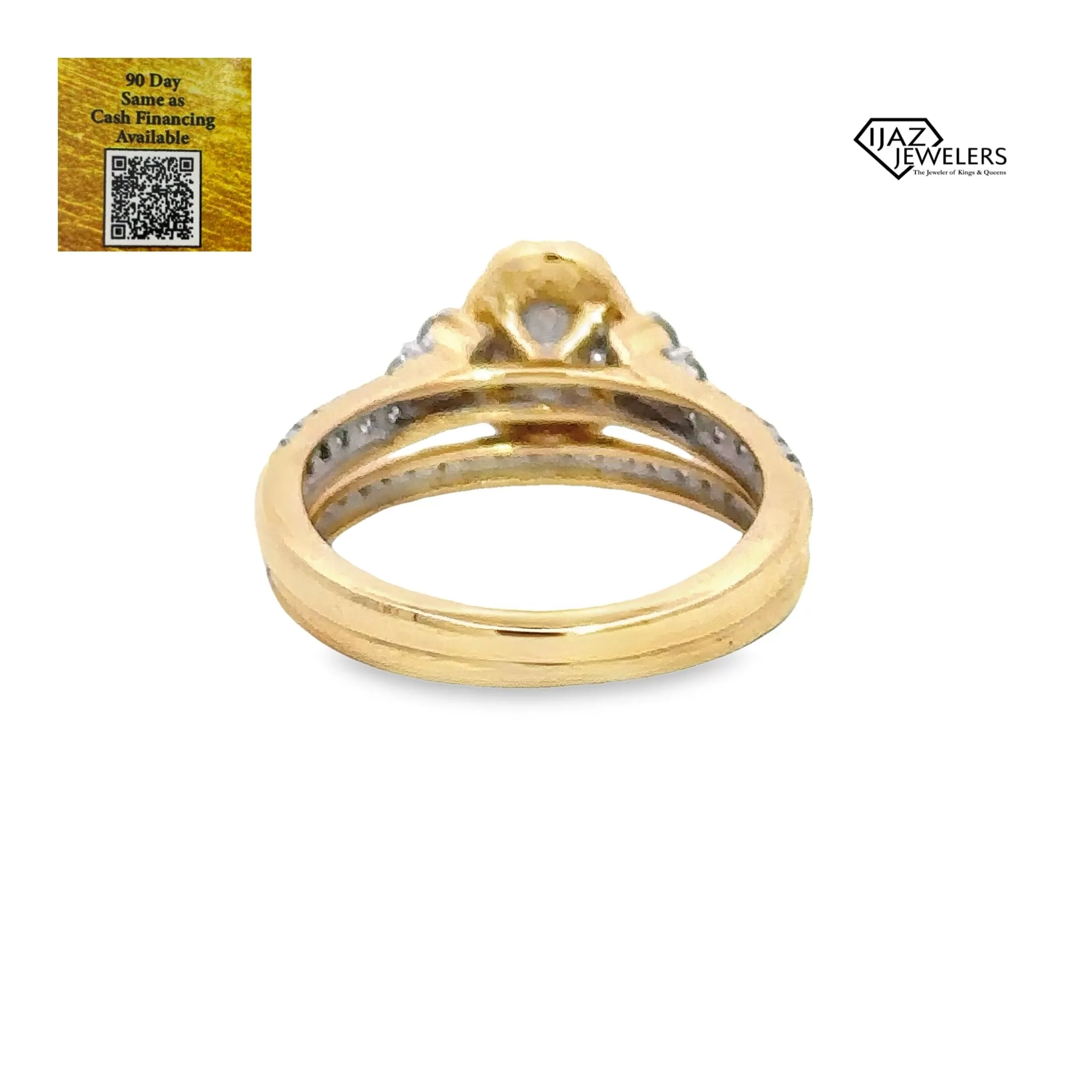 14K Gold 1.00 CTW Diamond Ladies Wedding Set