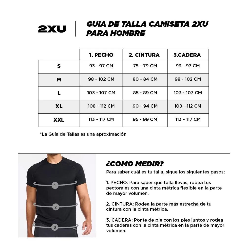 2XU Camiseta Contender Hombre