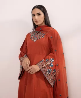 3 Piece - Embroidered Lawn Suit