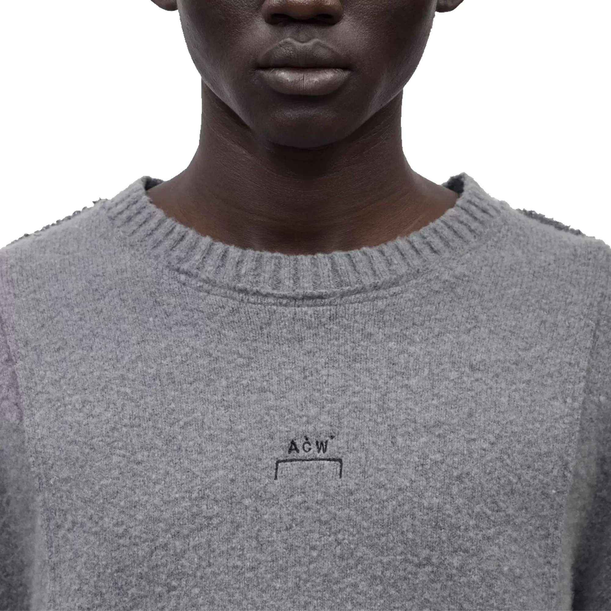 A-Cold-Wall Construct Knit Crewneck Grey Slate