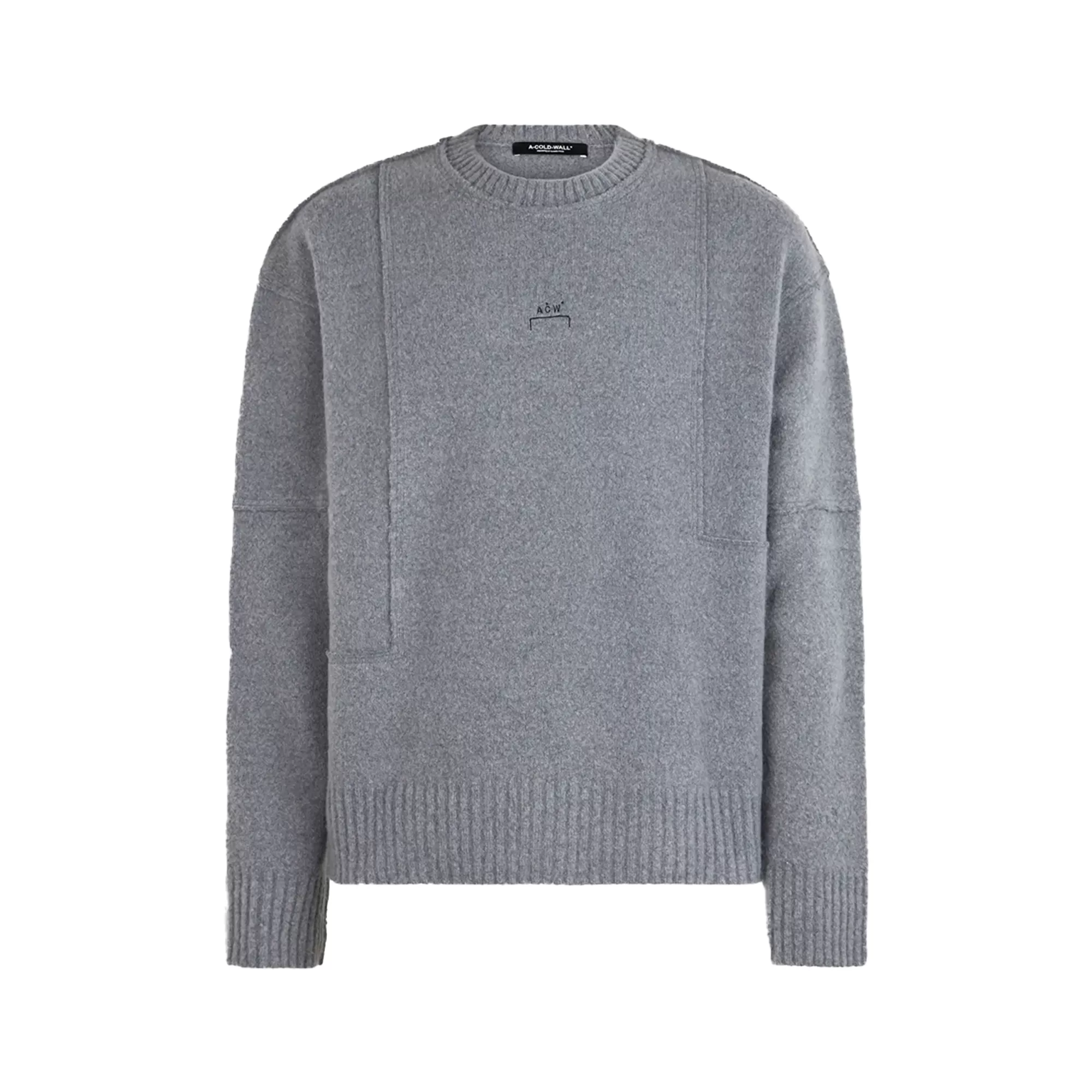 A-Cold-Wall Construct Knit Crewneck Grey Slate