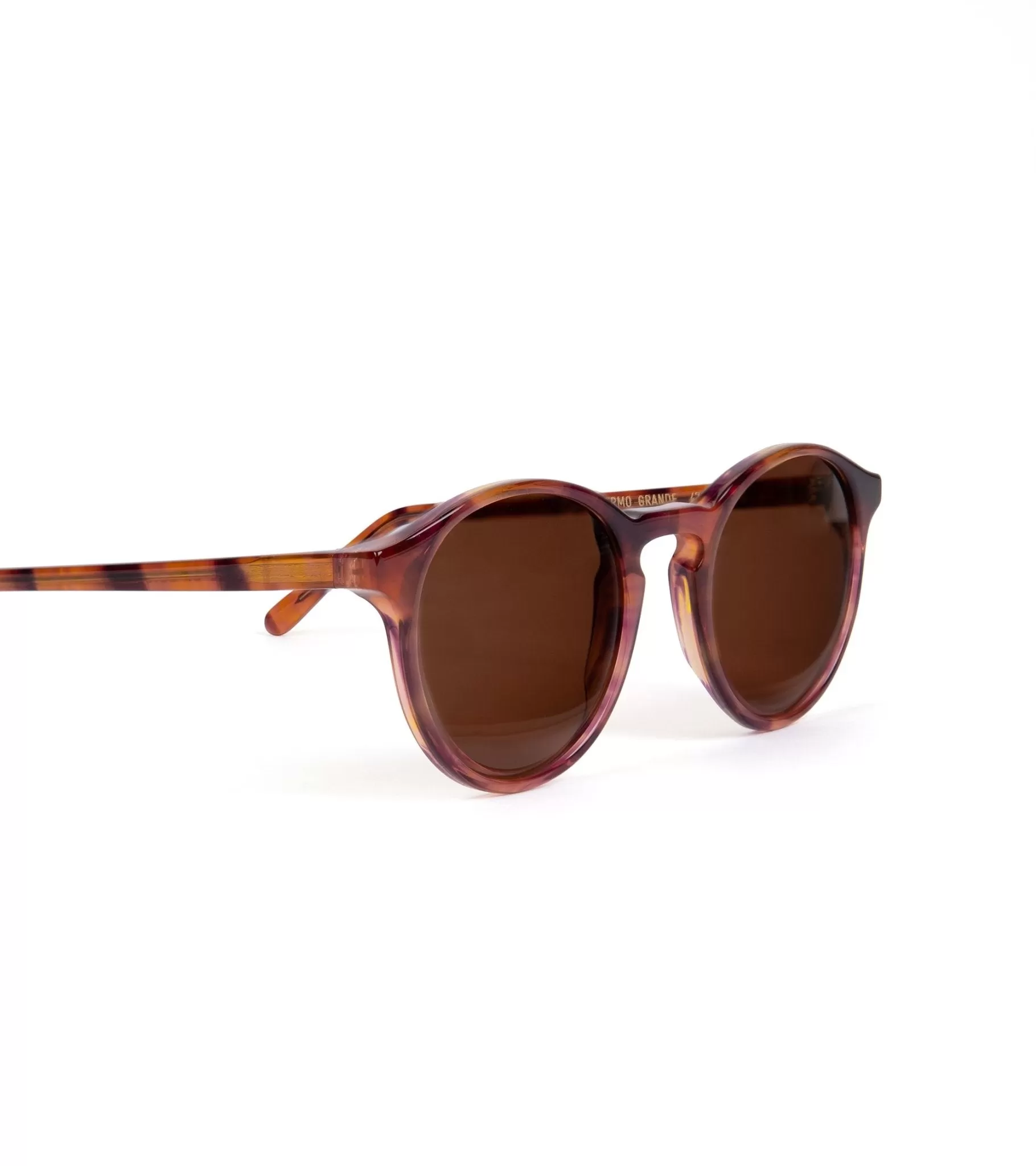 A Kind of Guise Palermo Grande Acetate Sunglasses: Firestone/Brown