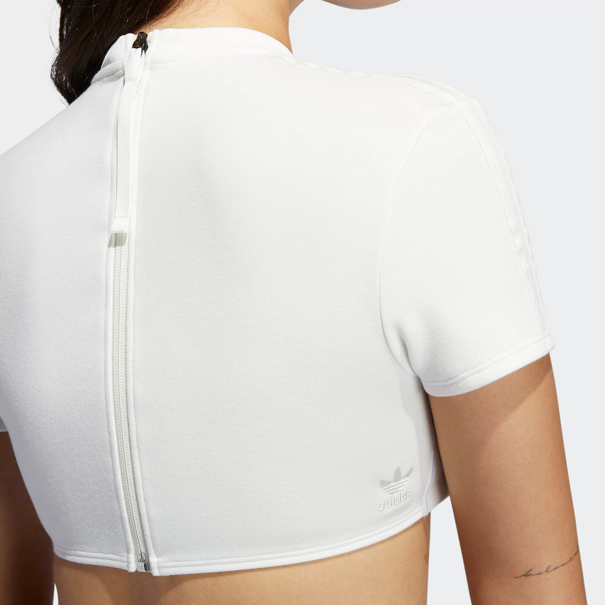 Adidas X Ivy Park Womens Crop Top White