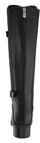 ADRIENNE VITTADINI Women's •Mishiko• Tall Equestrian Boot 9.5M Black Leather