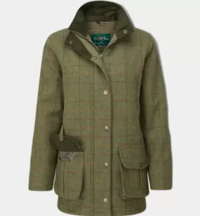 Alan Paine Women's Rutland Waterproof Tweed Coat