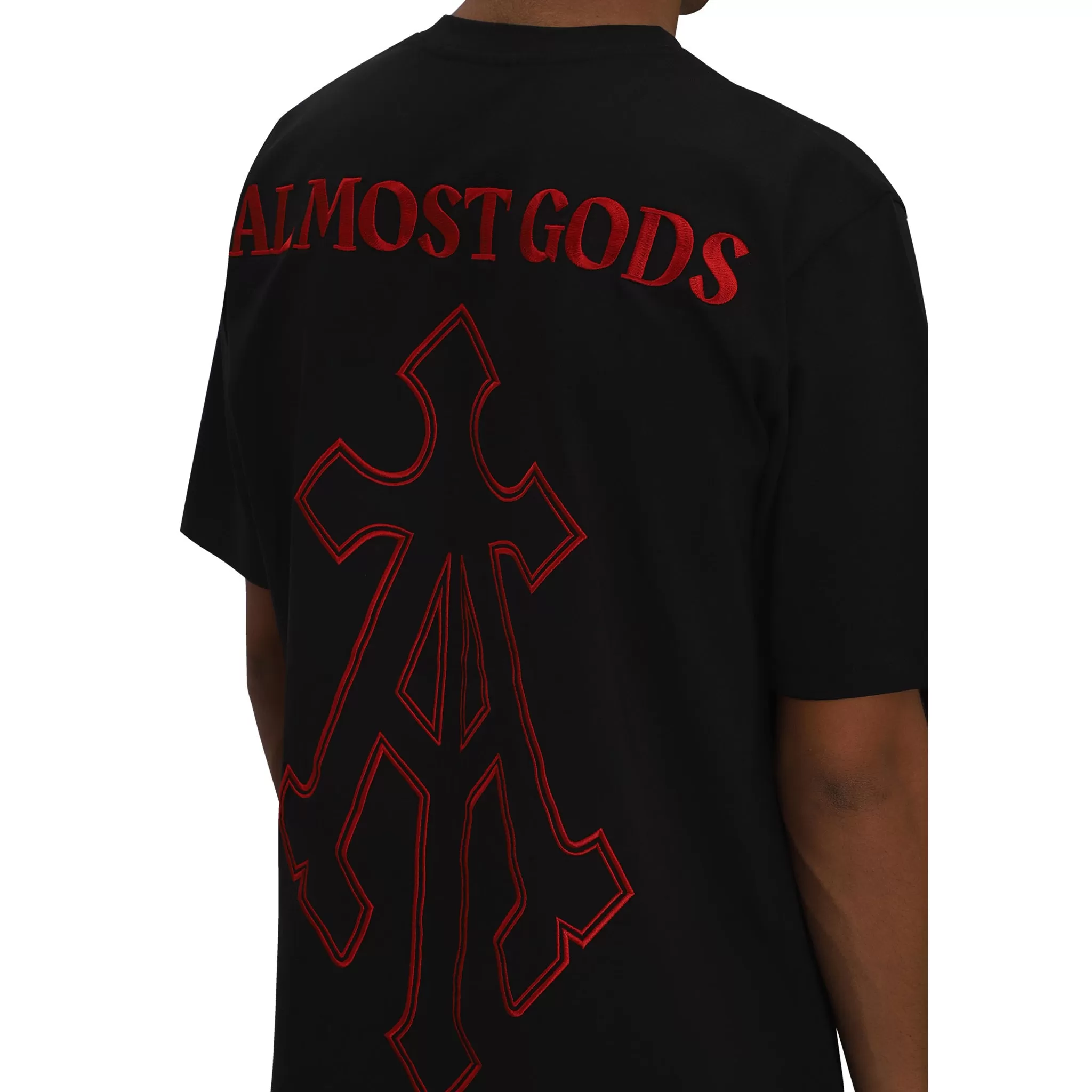 ALPHA CROSS EMBROIDERED TEE