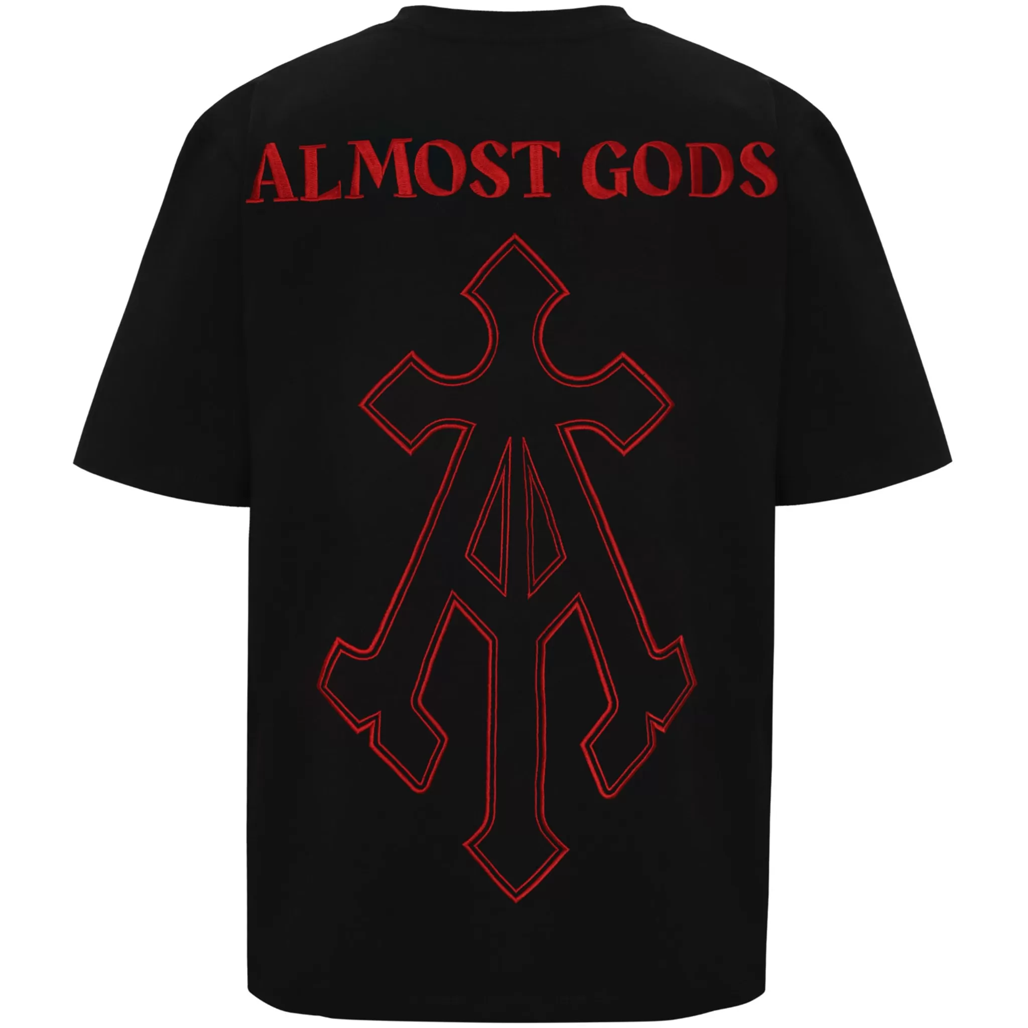 ALPHA CROSS EMBROIDERED TEE