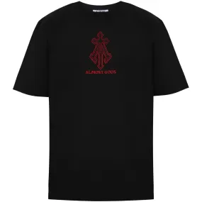 ALPHA CROSS EMBROIDERED TEE