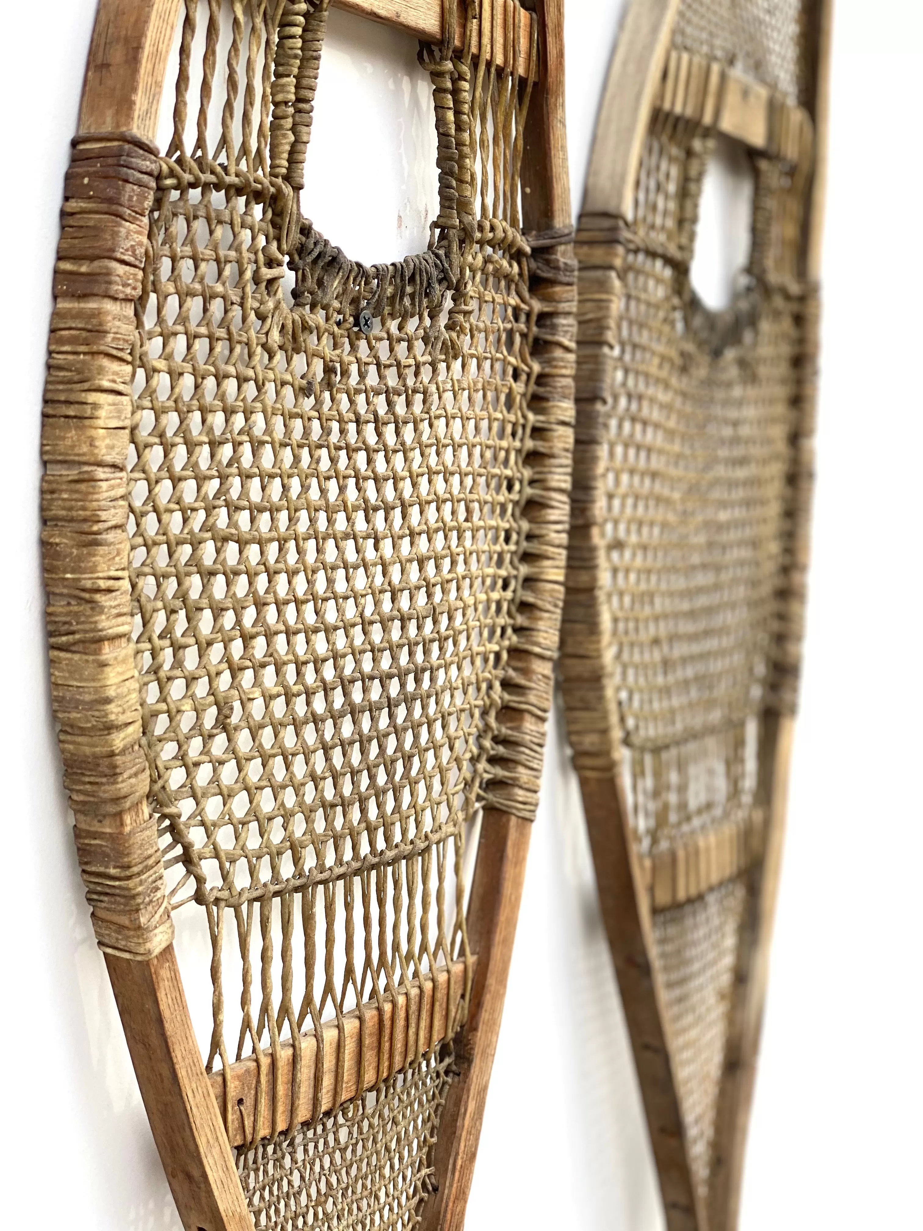 Antique Huron Snowshoes