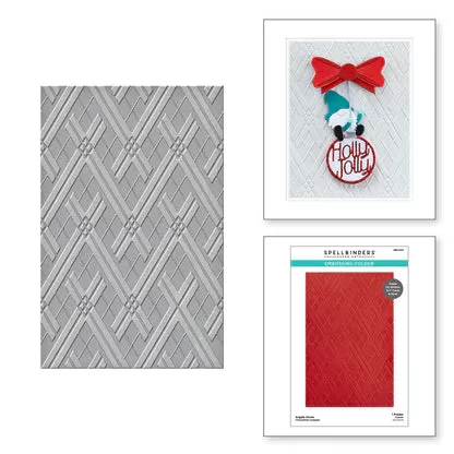 Argyle Socks Embossing Folder from Gnome for Christmas Collection