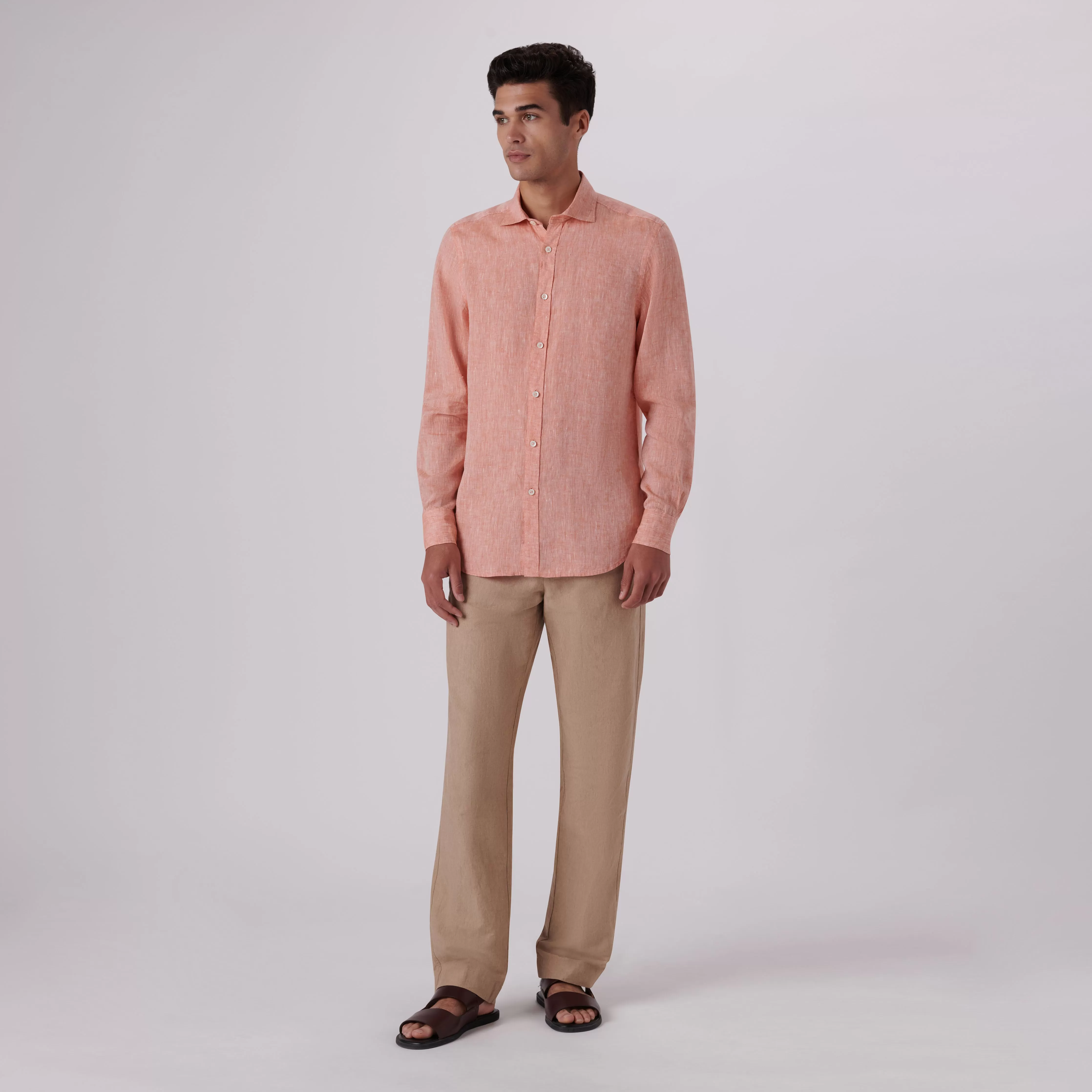 Axel Solid Linen Shirt