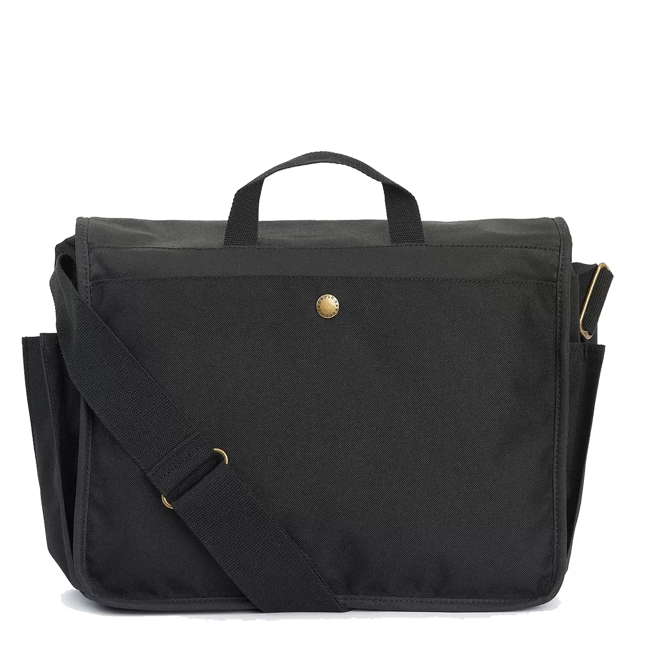 Barbour Essential Wax Messenger Bag Classic Black