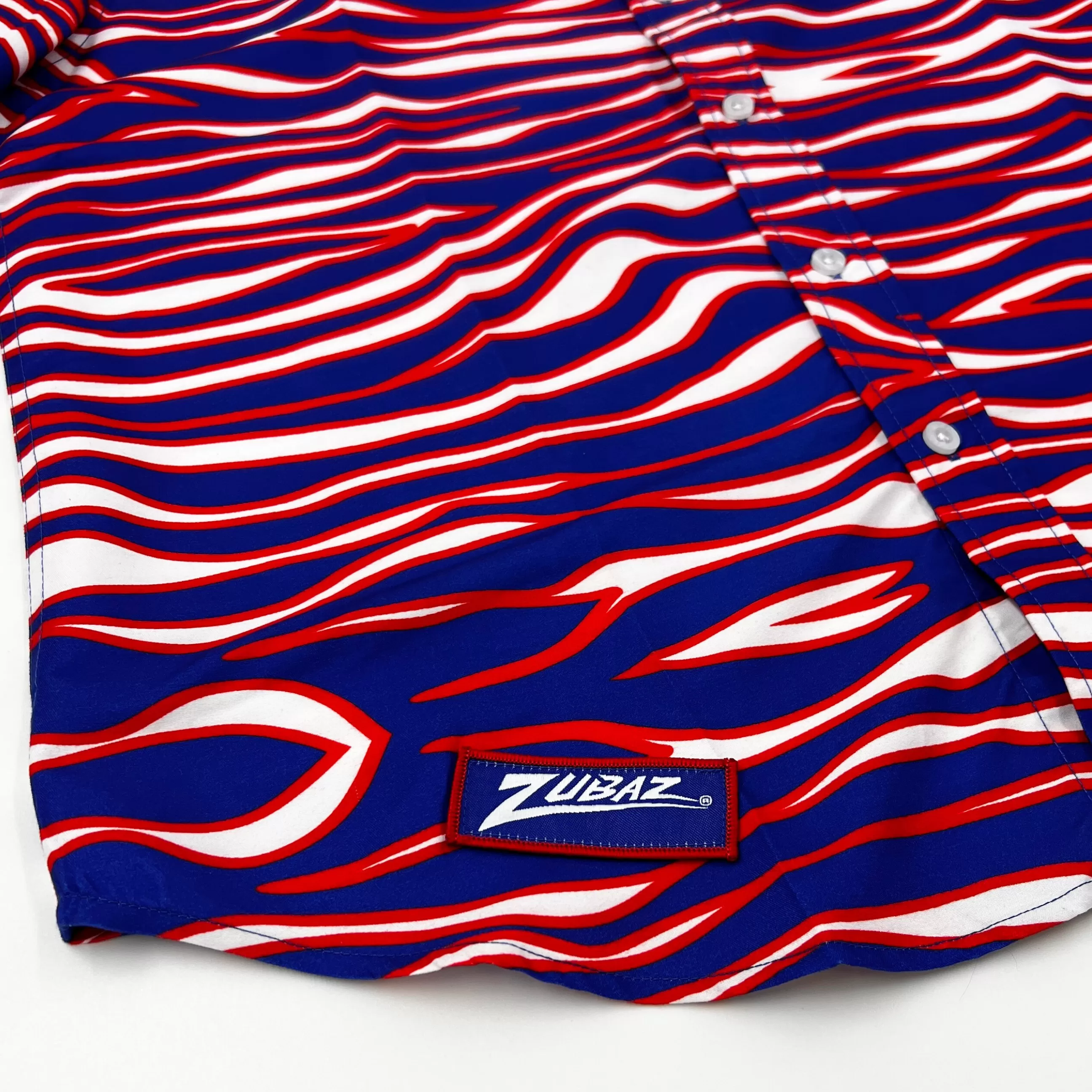 BFLO x Zubaz Button-Up Short Sleeve Shirt