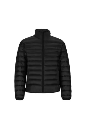 Black Unisex Stand Collar Padded Jacket