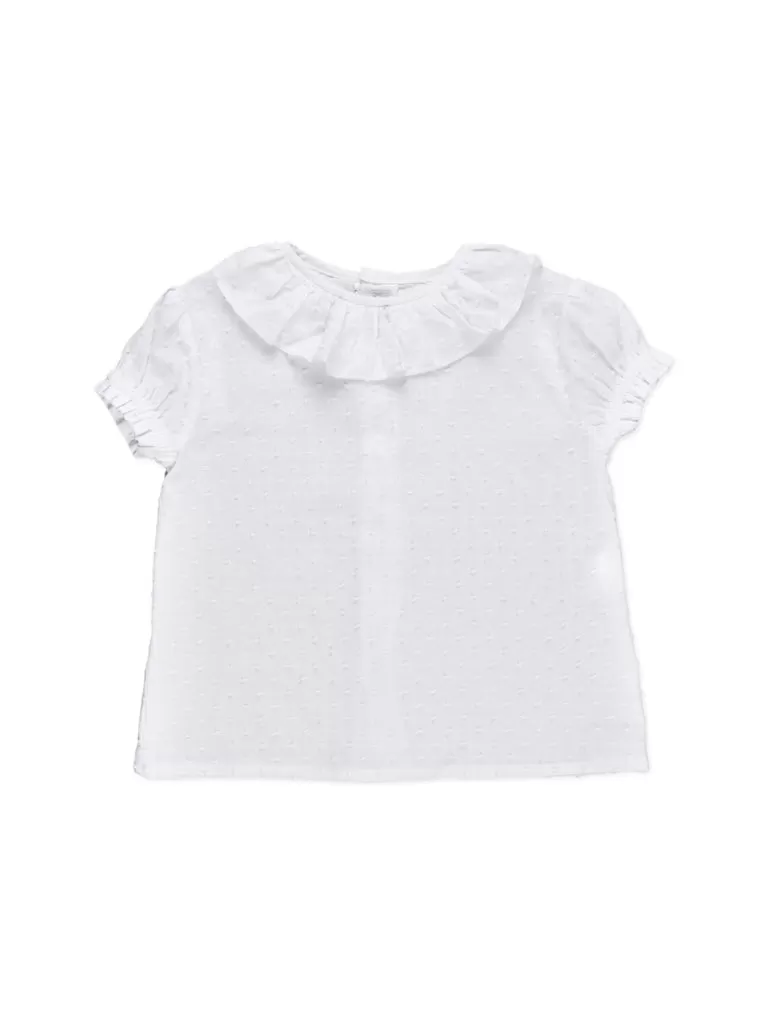 Blusa blanca cuello