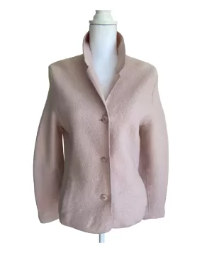 Blush Boiled Wool Jacket, M