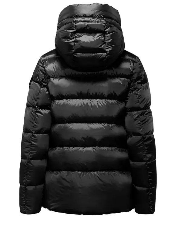 Bomboogie women's short down jacket with hood Rome GW6012TDLC3 black