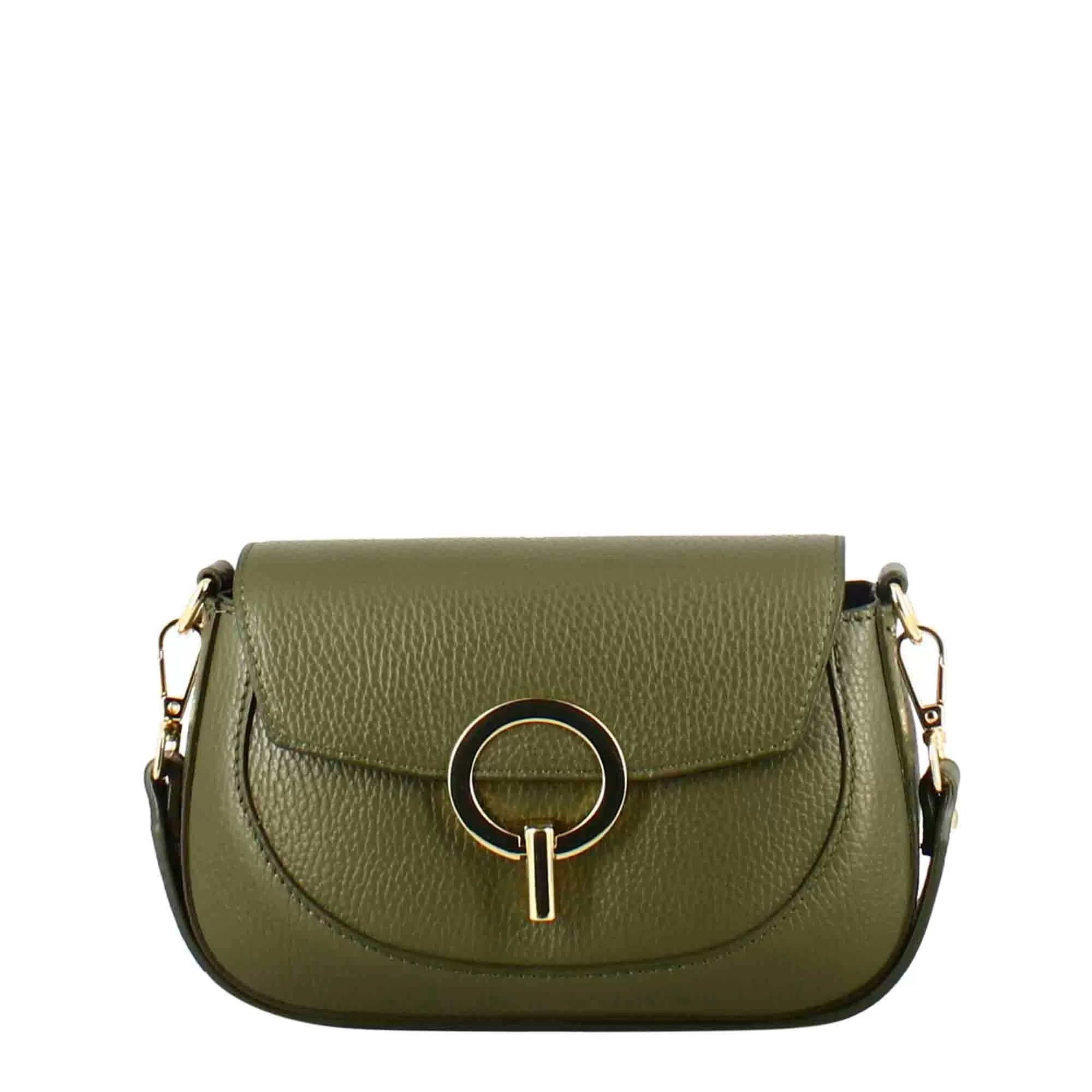 Borsa a mano Grace da donna in pelle colore verde