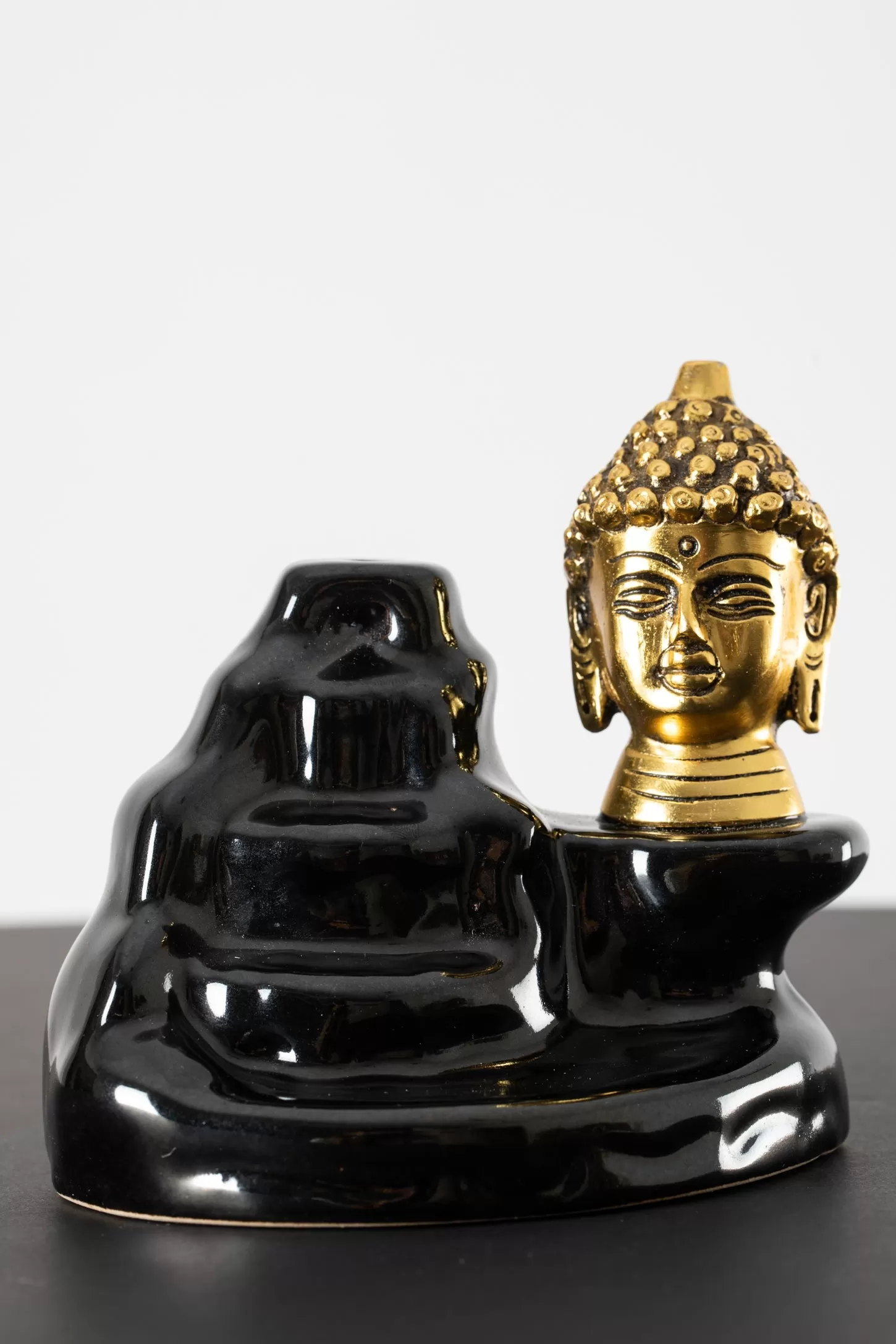 Buddha Head Waterfall Backflow Incense Burner