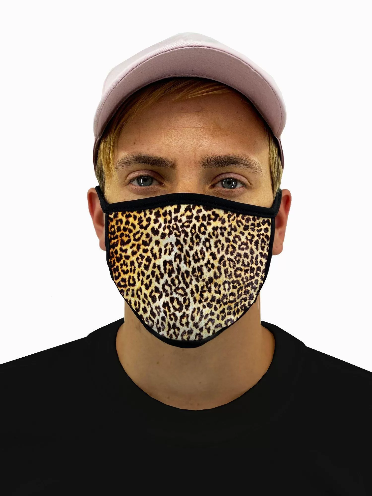 Cheetah Face Mask Filter With Pocket