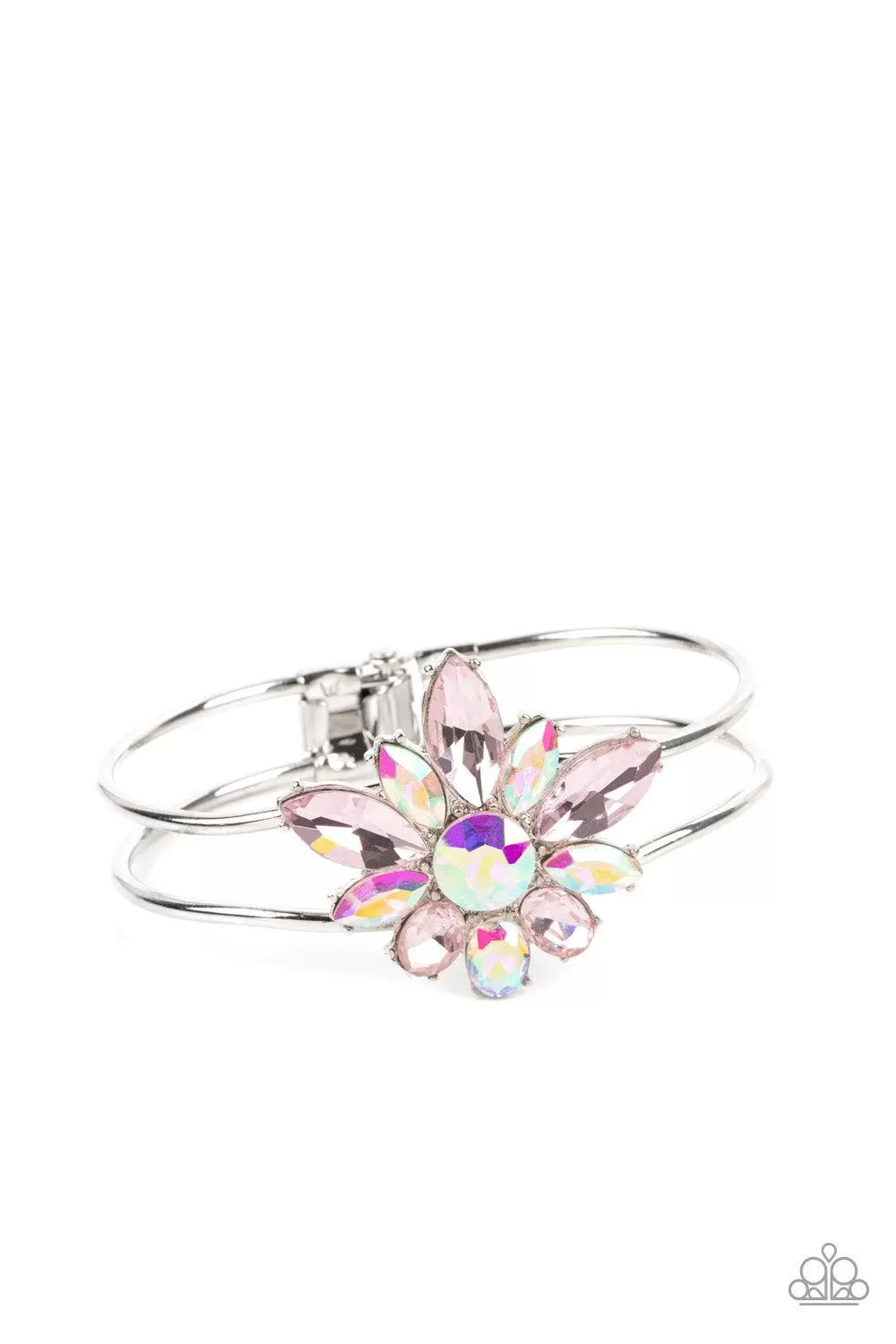 Chic Corsage Multi Iridescent Bracelet - Paparazzi Accessories