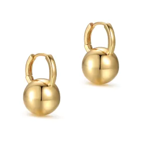 Classic Gold Ball Earrings