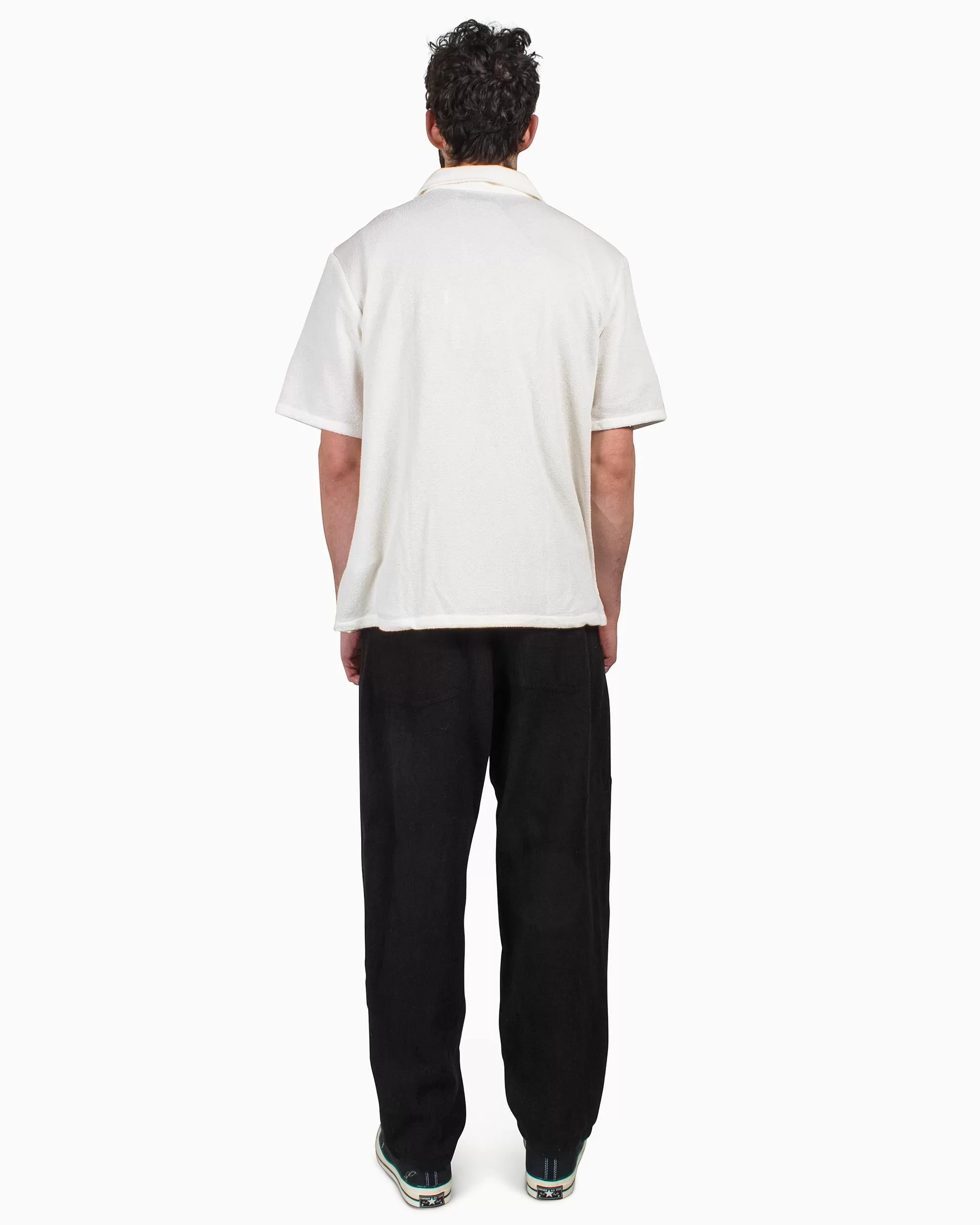 Comme des Garçons SHIRT Boiled Wool Pants Black