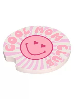 Cool Mom Club Simply Southern Ceramic Car Coasters Set a?? Trendy Designs for Stylish Travel