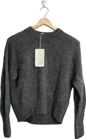 COS Grey Wool-Alpaca Blend Sweater UK S