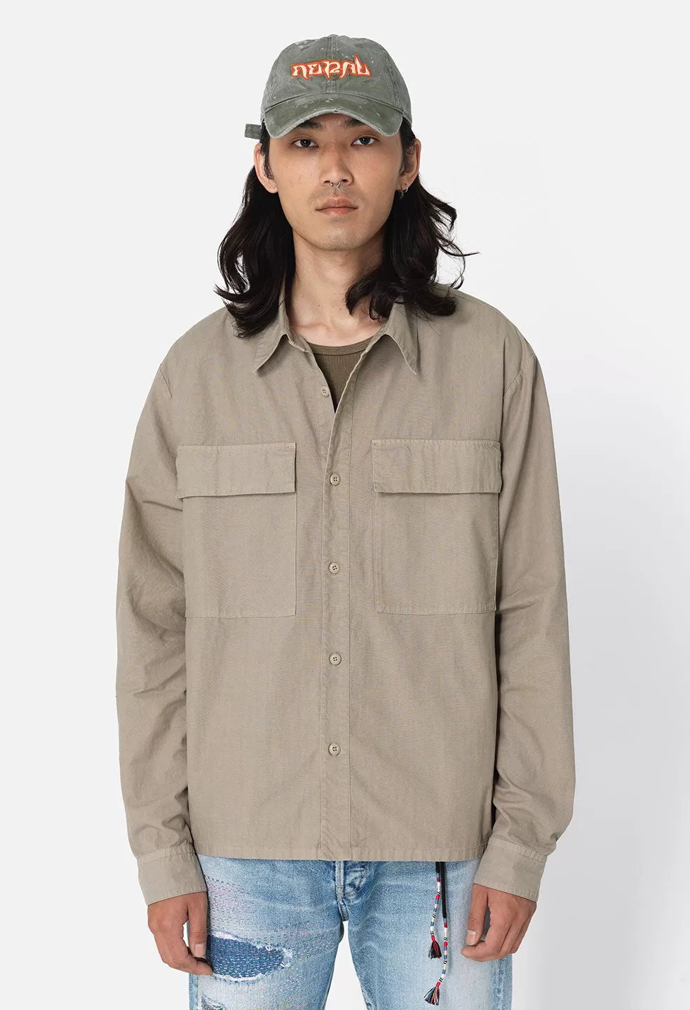 Cotton Himalayan Work Shirt / Tan