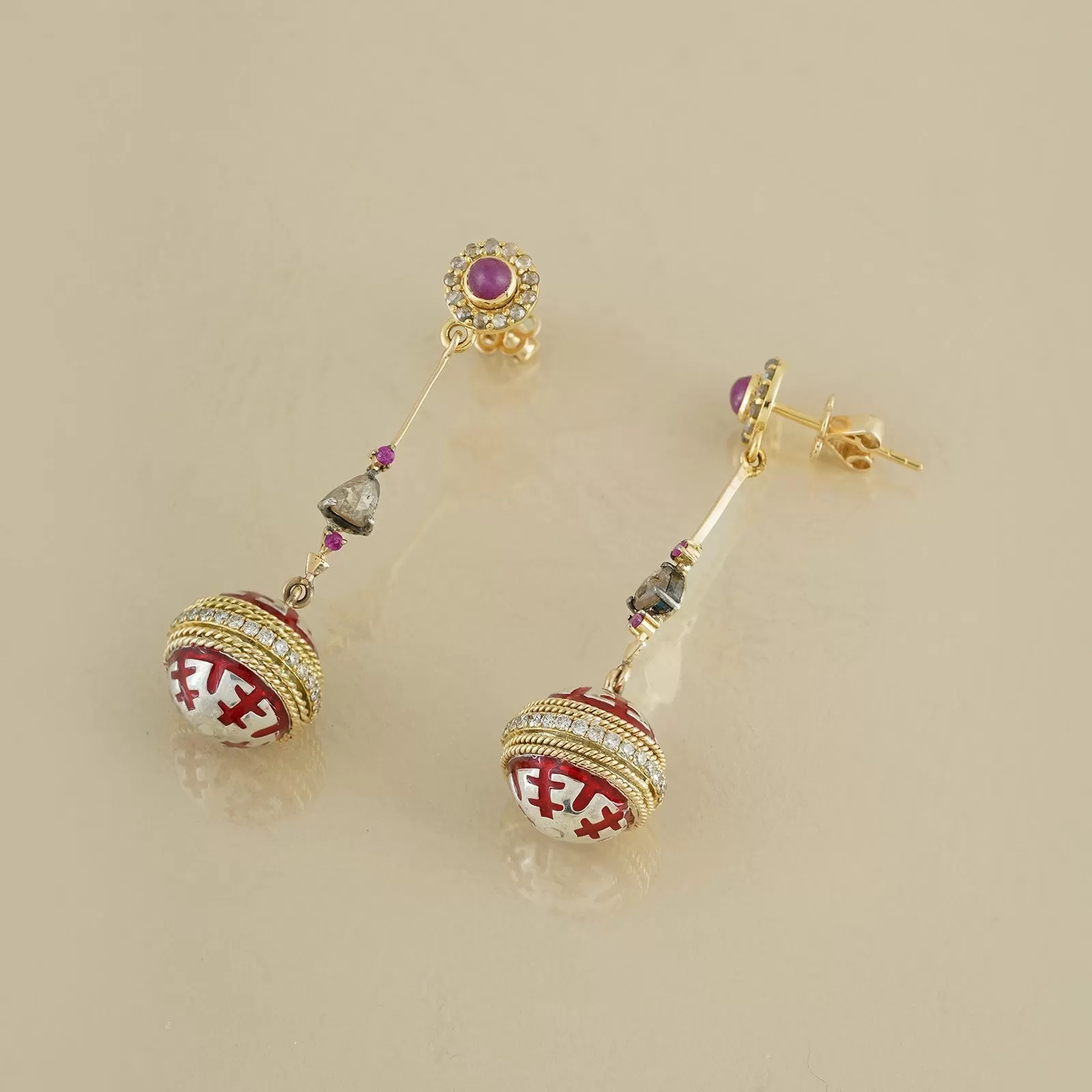 Crimson Eva Earrings