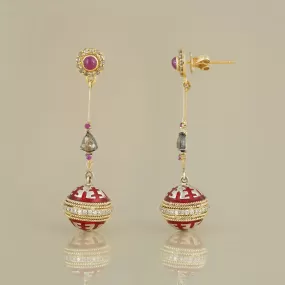 Crimson Eva Earrings