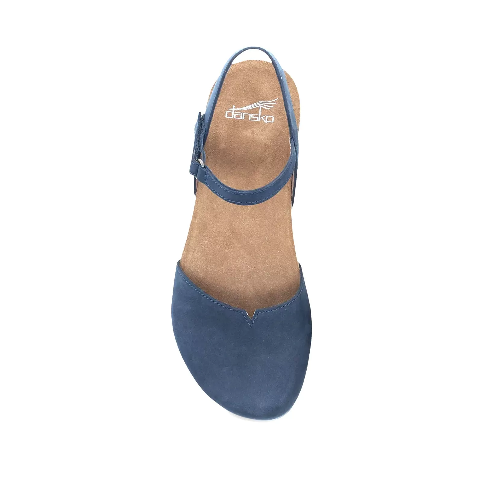 Dansko Rowan Backstrap Sandal (Women) - Navy Milled Nubuck