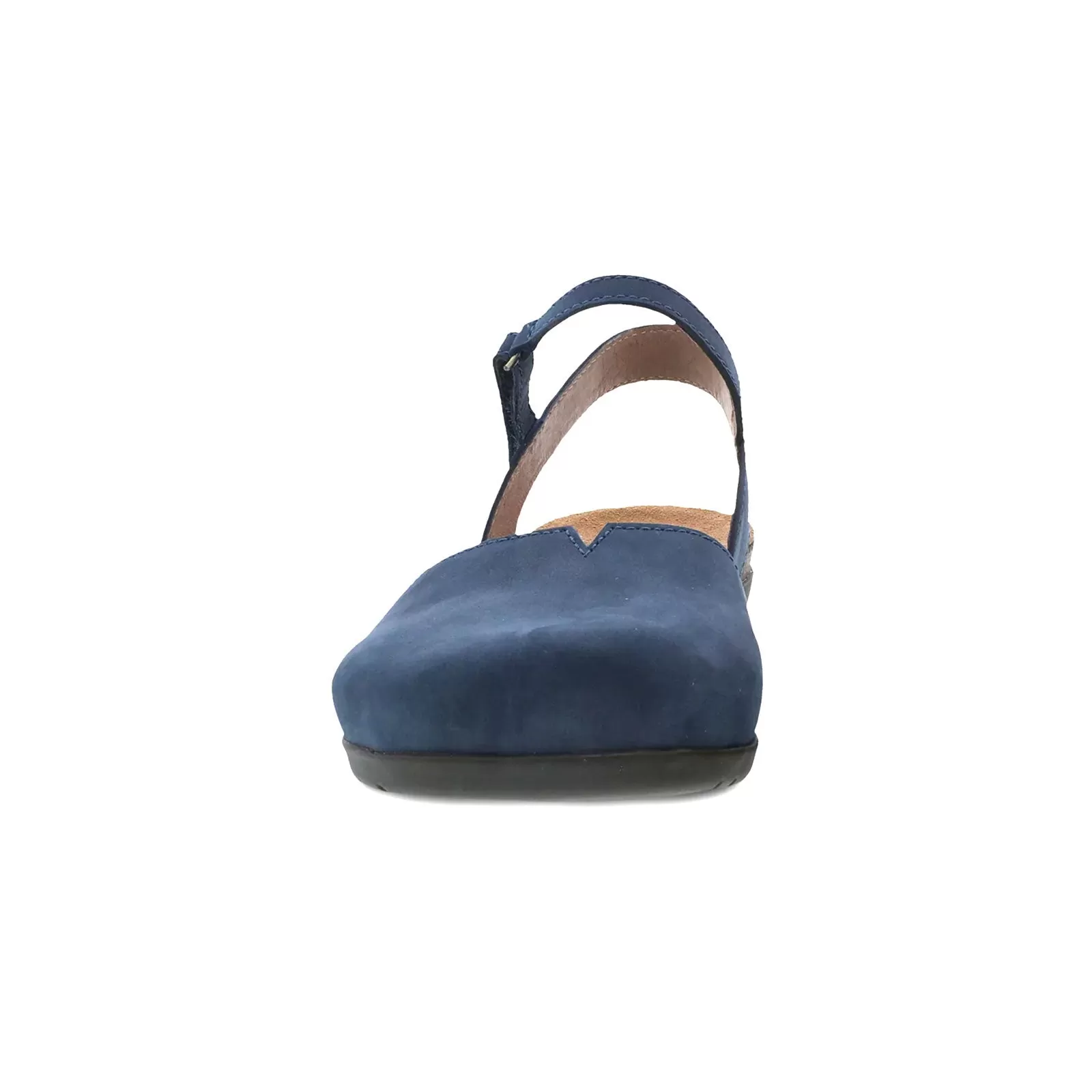 Dansko Rowan Backstrap Sandal (Women) - Navy Milled Nubuck