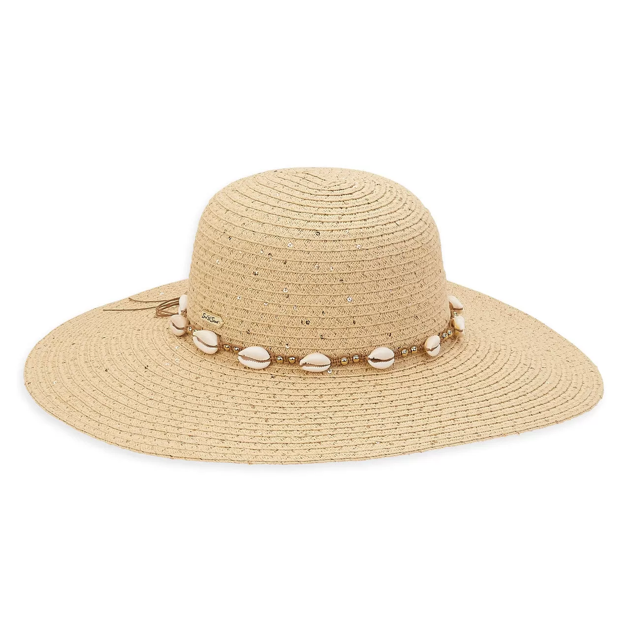 Ellie Paper Braid Wide Brim Hat in Natural