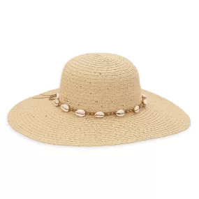 Ellie Paper Braid Wide Brim Hat in Natural