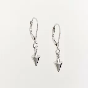 ERIS silver spike earrings