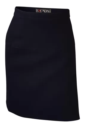 ESCADA Black 100% Wool White Piping Kilt Mini Skirt (34)