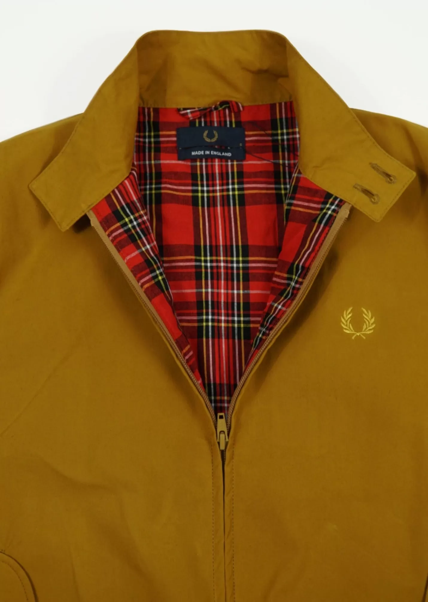 FRED PERRY GOLD LEAF WAX HARRINGTON MIE