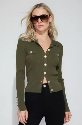 Generation Love - Carter Sweater - Olive