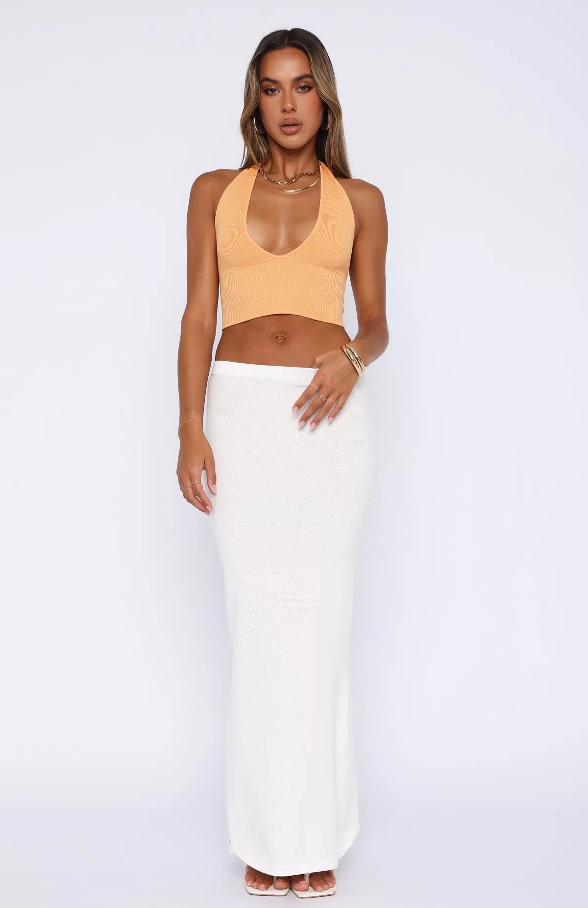 Get With It Halter Top Sorbet