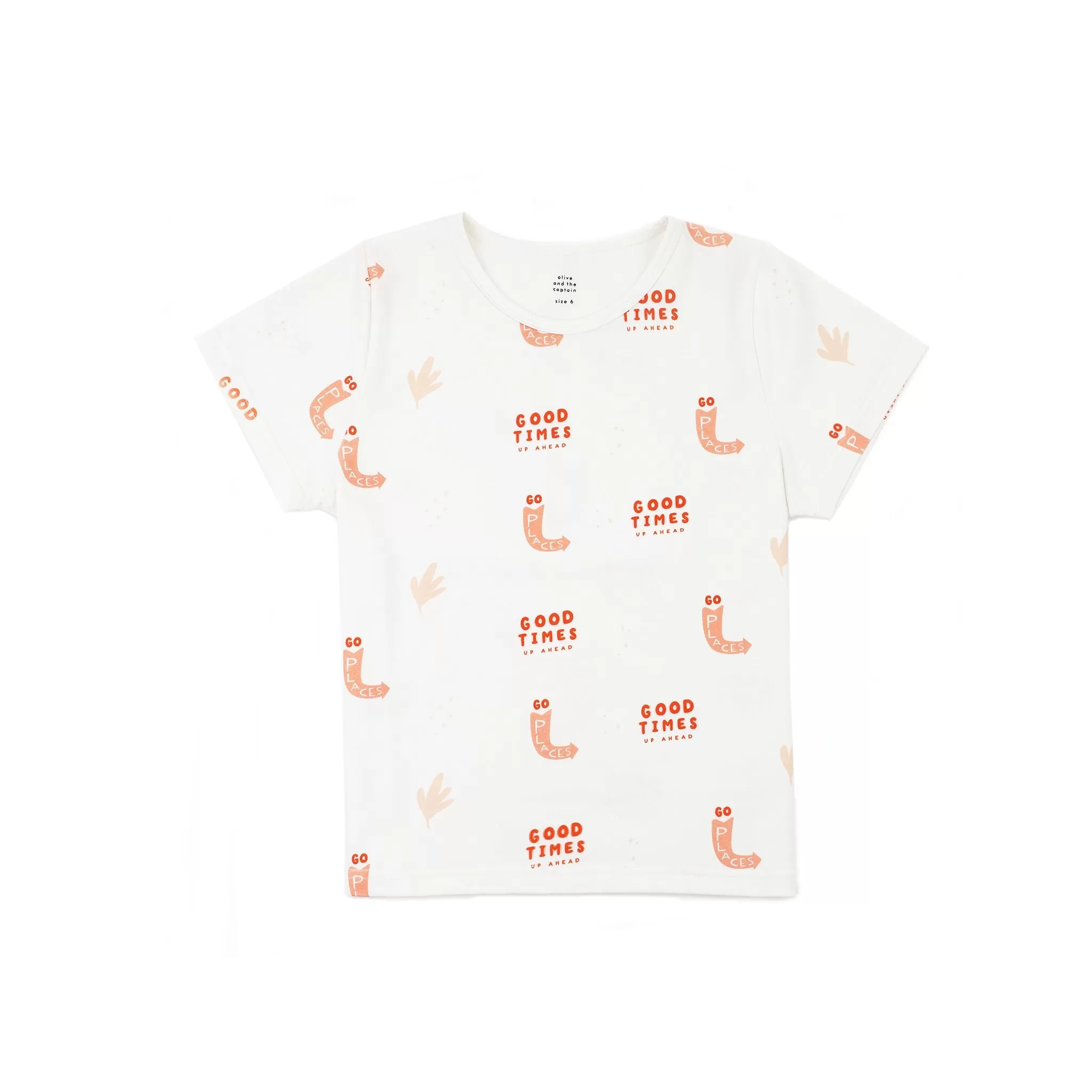 Go Places Tee, White