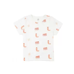 Go Places Tee, White