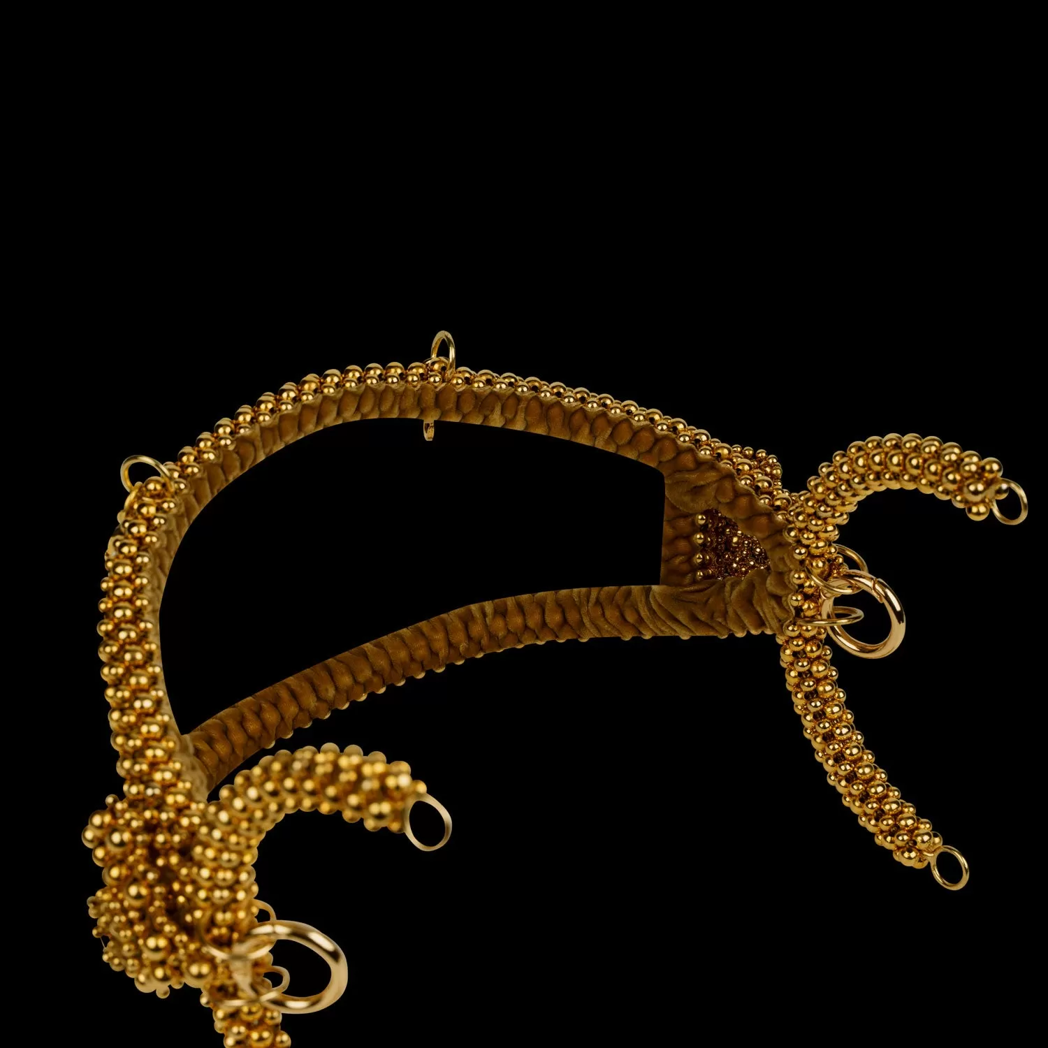 Gold Khutulun Modular Headpiece System