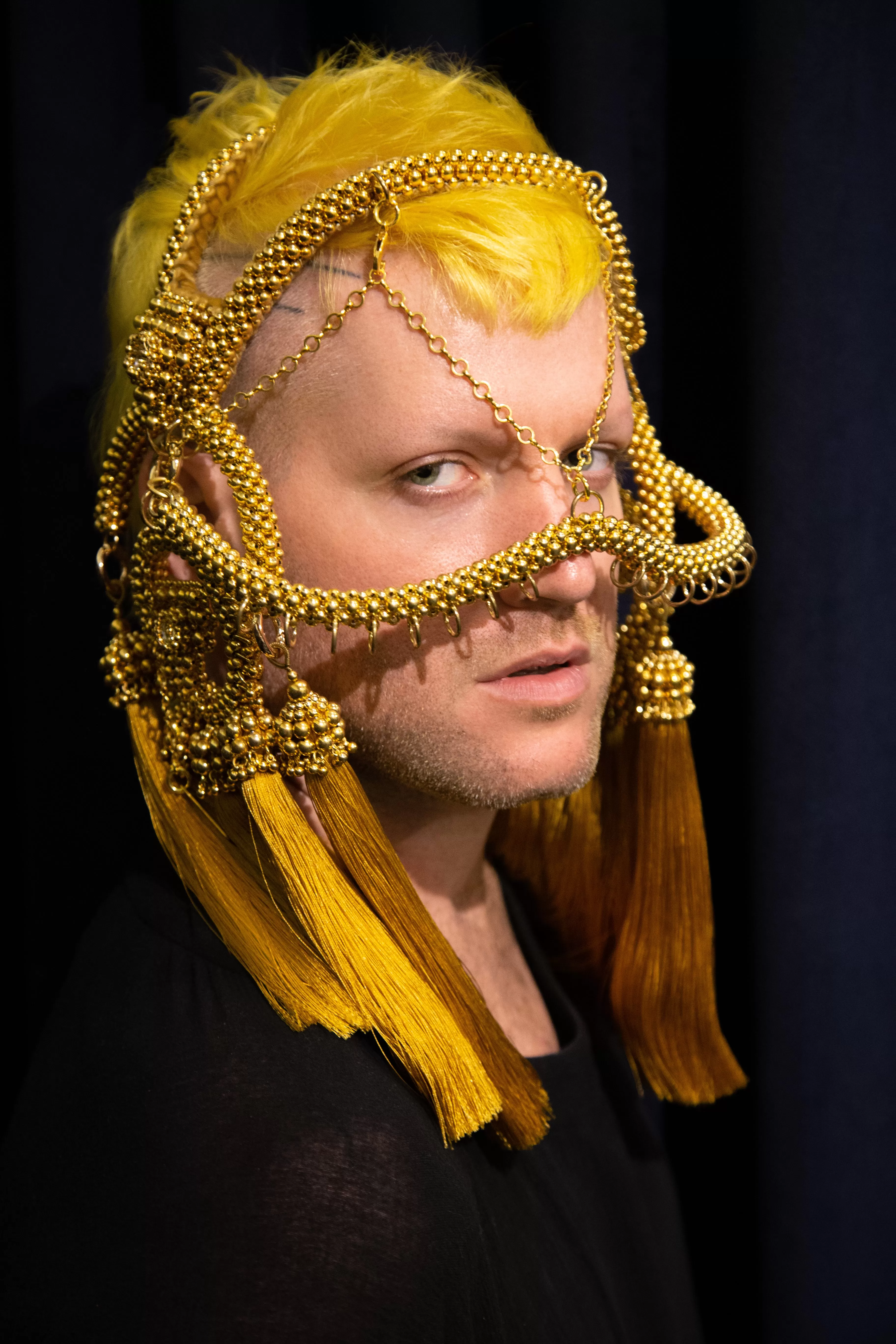 Gold Khutulun Modular Headpiece System