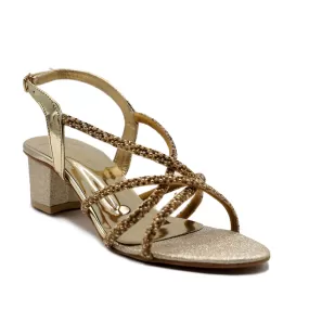 Golden Bridal Sandal 066675