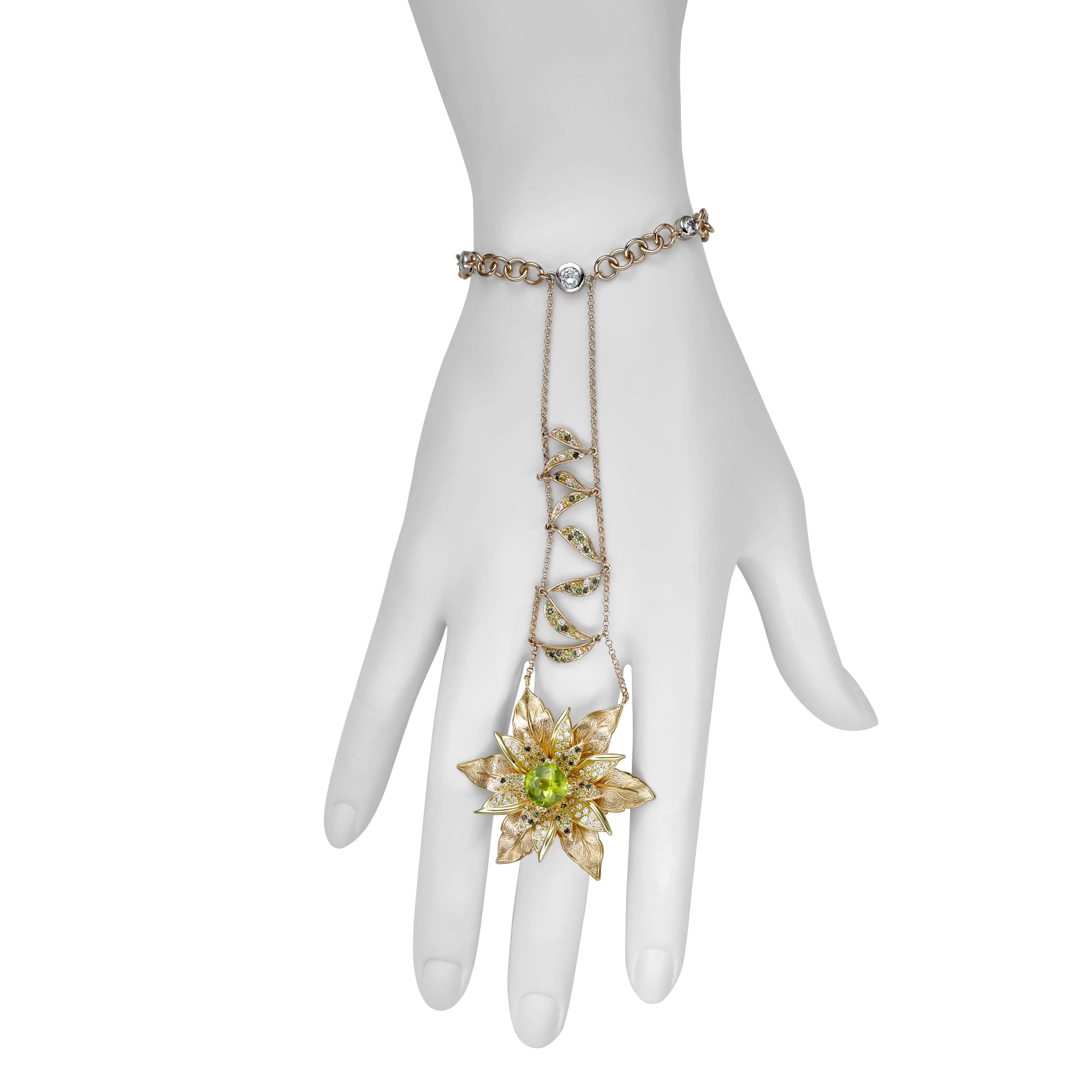 Golden Perennial Hand Adornment