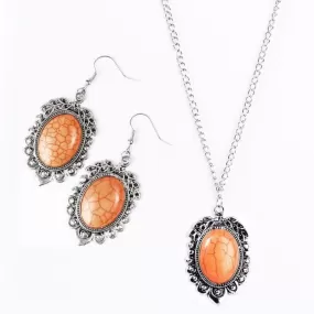 Hail to the Chic Orange Stone Set